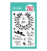 Avery Elle Winter Wreath stamp set